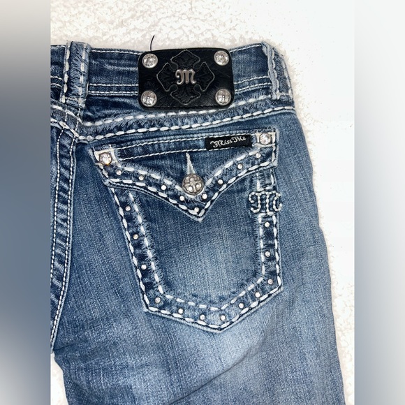 Miss Me Light Wash Bootcut Jeans - Picture 3 of 5